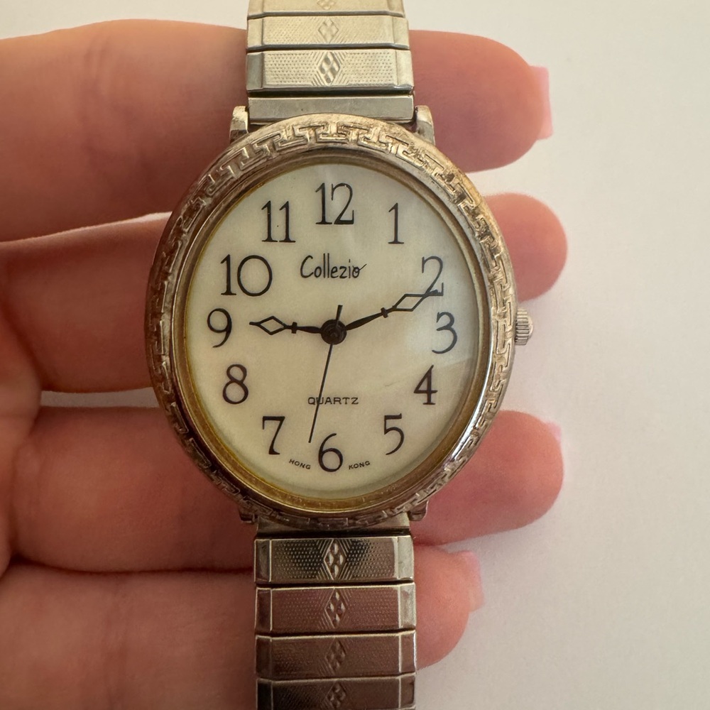 Silver-Tone Quartz Watch - Silver